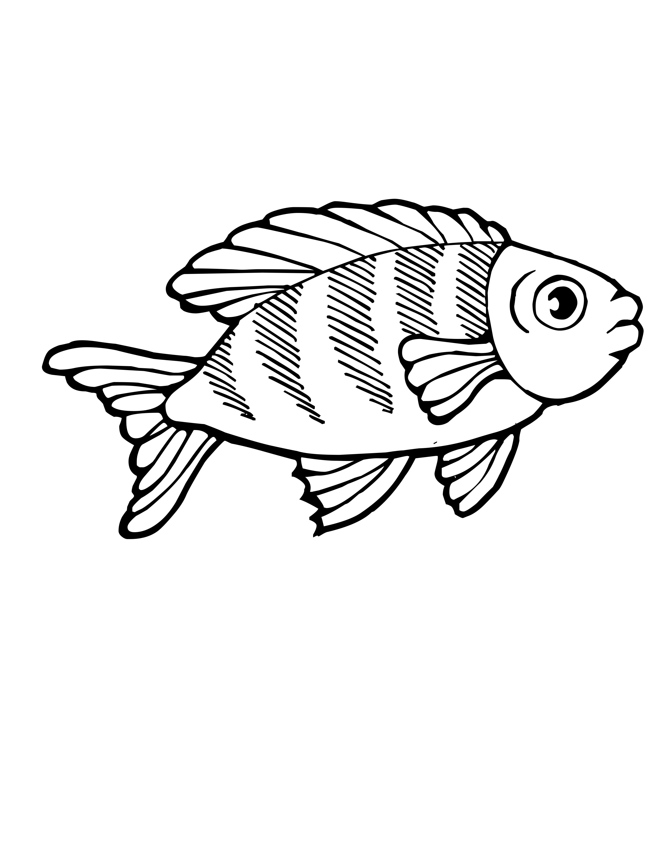 Раскраска: рыба (Животные) #17064 - Бесплатные раскраски для печати