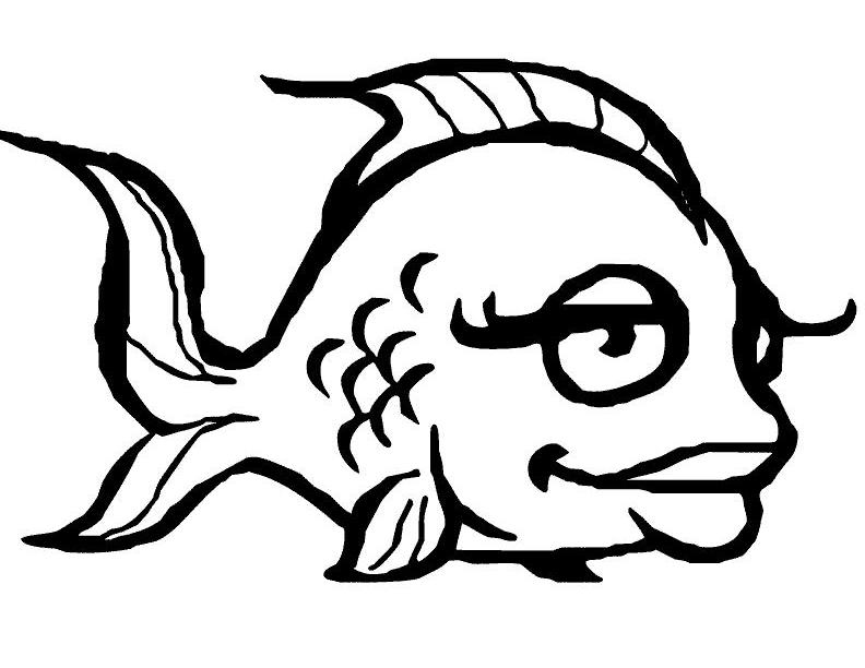 Раскраска: рыба (Животные) #17066 - Бесплатные раскраски для печати