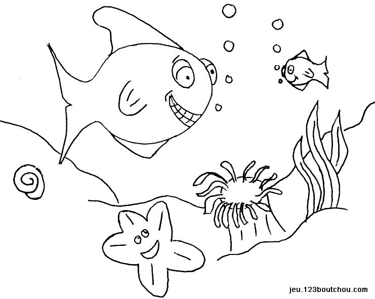 Раскраска: рыба (Животные) #17090 - Бесплатные раскраски для печати