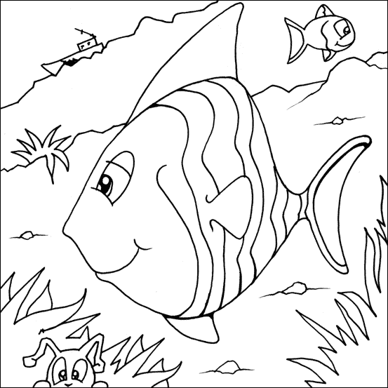 Раскраска: рыба (Животные) #17099 - Бесплатные раскраски для печати