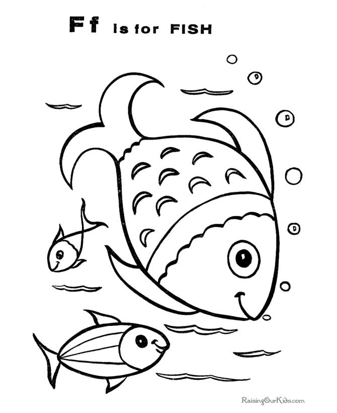 Раскраска: рыба (Животные) #17101 - Бесплатные раскраски для печати