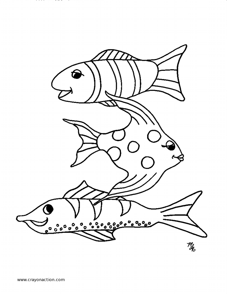 Раскраска: рыба (Животные) #17111 - Бесплатные раскраски для печати