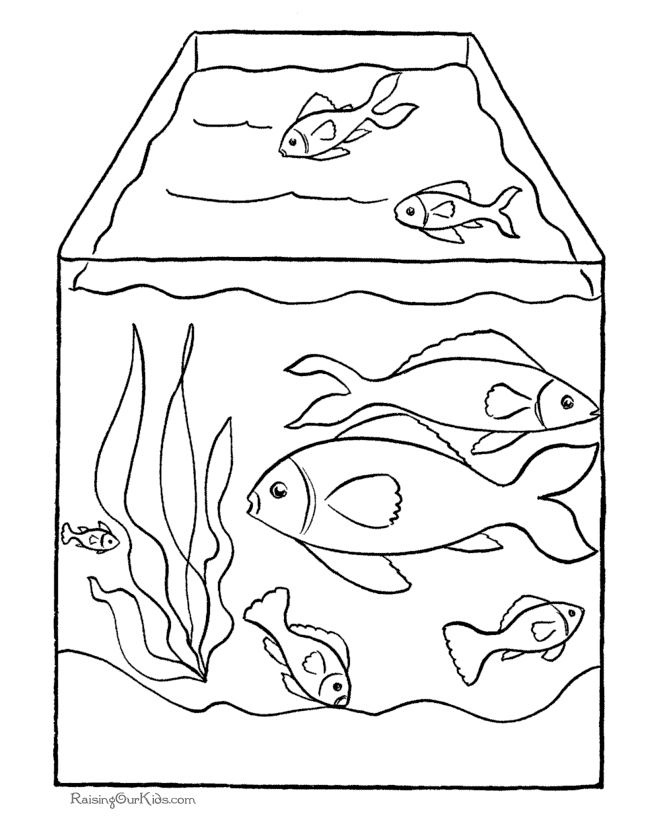 Раскраска: рыба (Животные) #17139 - Бесплатные раскраски для печати