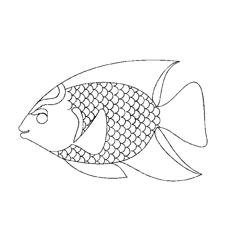 Раскраска: рыба (Животные) #17153 - Бесплатные раскраски для печати