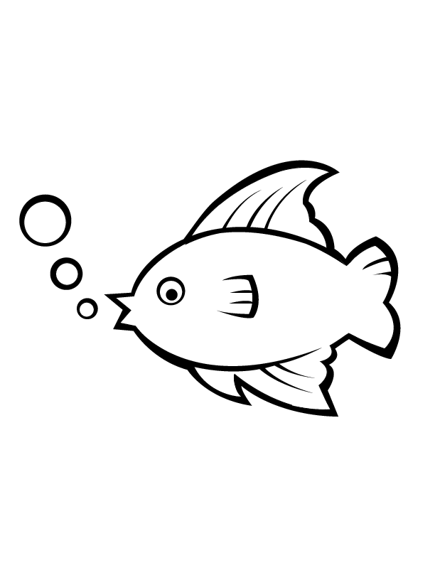 Раскраска: рыба (Животные) #17198 - Бесплатные раскраски для печати