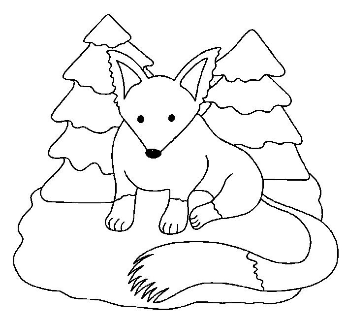 Раскраска: лисица (Животные) #15028 - Бесплатные раскраски для печати