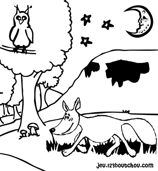 Раскраска: лисица (Животные) #15033 - Бесплатные раскраски для печати