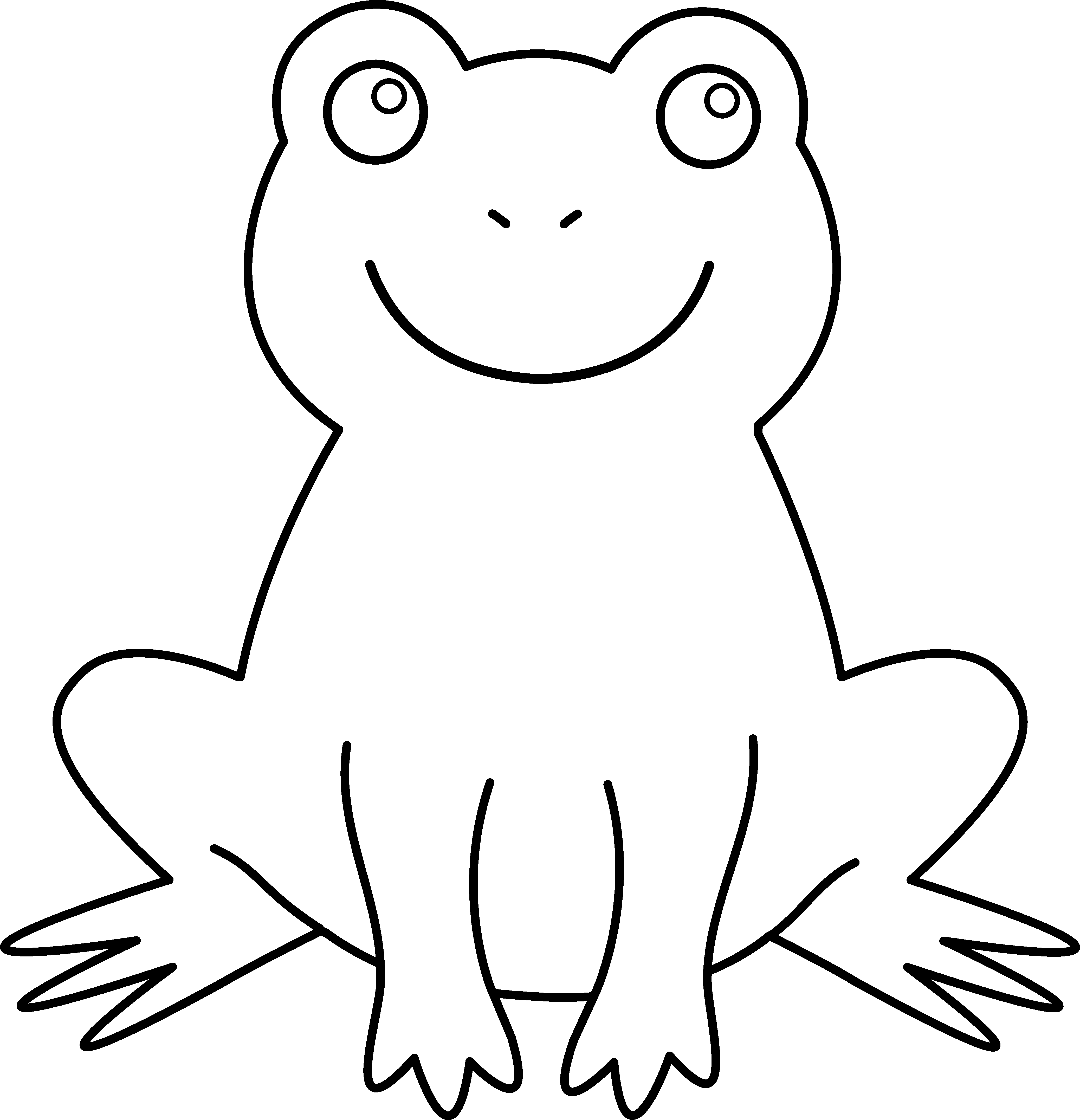 Раскраска: лягушка (Животные) #7600 - Бесплатные раскраски для печати
