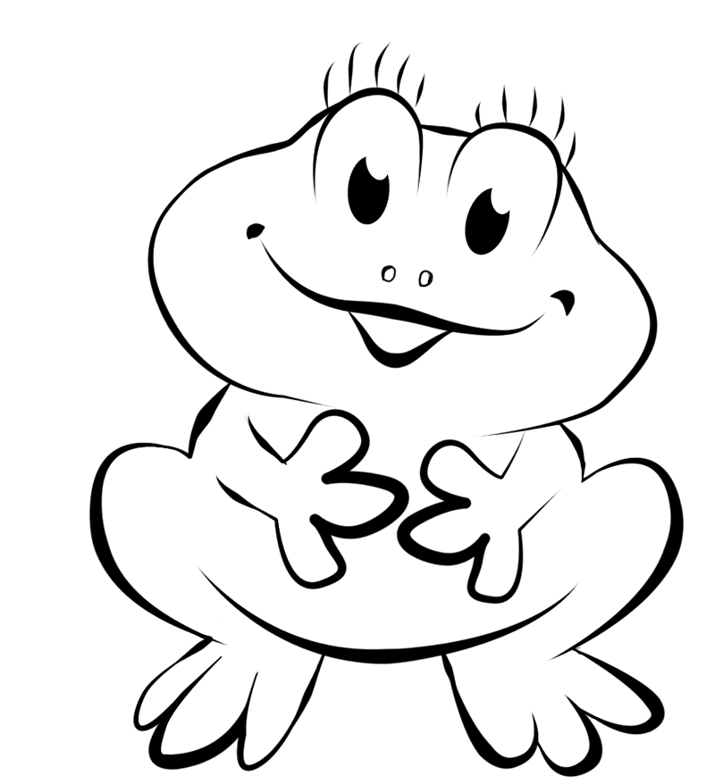 Раскраска: лягушка (Животные) #7603 - Бесплатные раскраски для печати