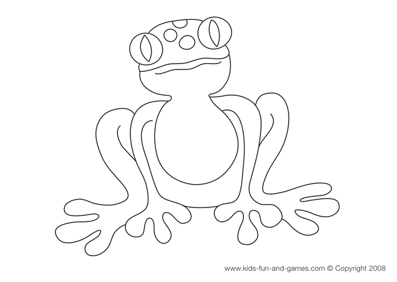 Раскраска: лягушка (Животные) #7645 - Бесплатные раскраски для печати