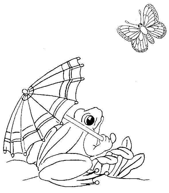 Раскраска: лягушка (Животные) #7675 - Бесплатные раскраски для печати