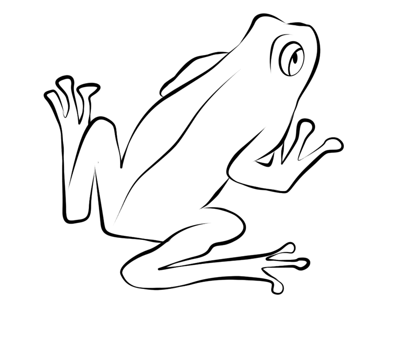 Раскраска: лягушка (Животные) #7684 - Бесплатные раскраски для печати