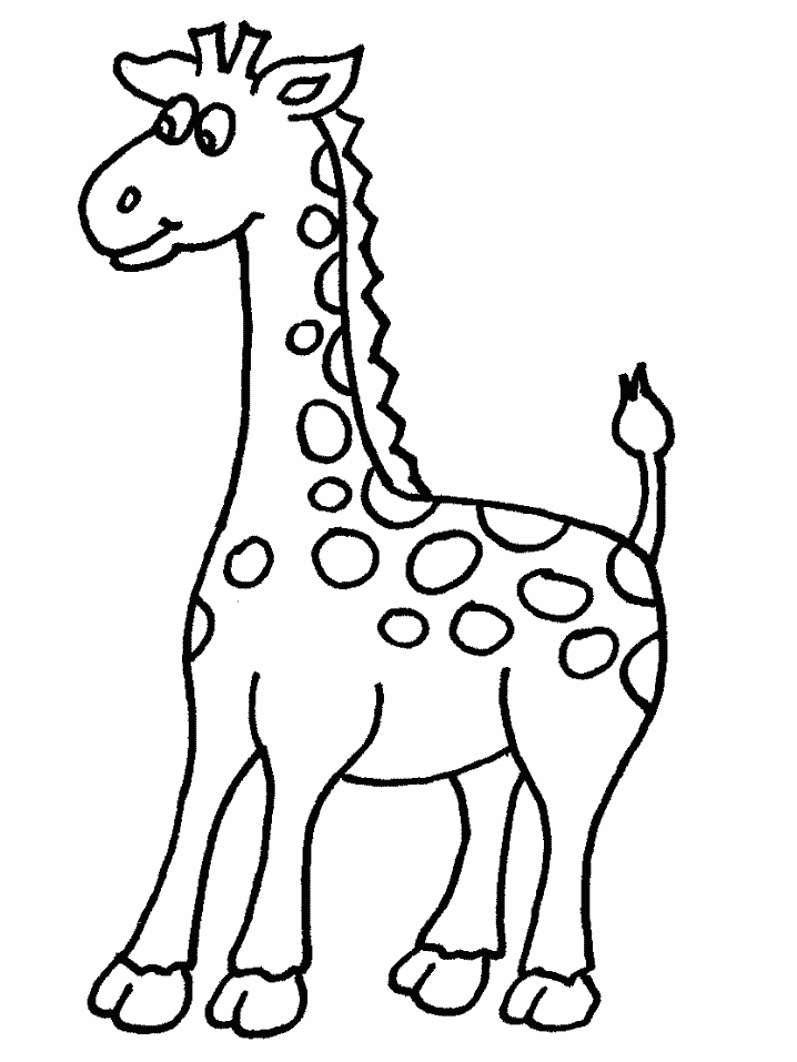 Раскраска: жираф (Животные) #7218 - Бесплатные раскраски для печати