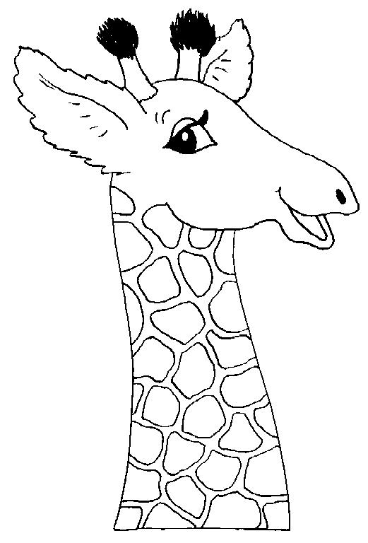 Раскраска: жираф (Животные) #7221 - Бесплатные раскраски для печати