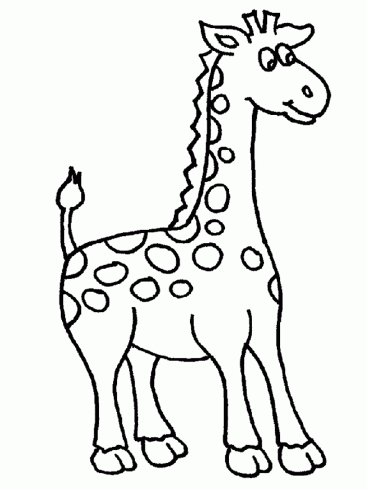 Раскраска: жираф (Животные) #7232 - Бесплатные раскраски для печати