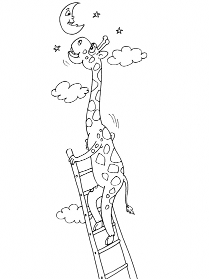 Раскраска: жираф (Животные) #7251 - Бесплатные раскраски для печати