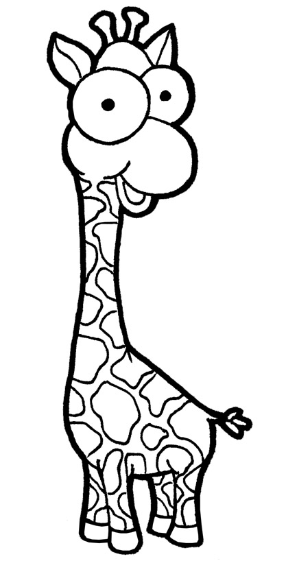 Раскраска: жираф (Животные) #7279 - Бесплатные раскраски для печати