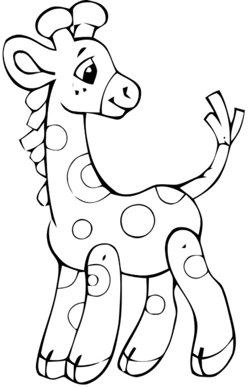 Раскраска: жираф (Животные) #7290 - Бесплатные раскраски для печати