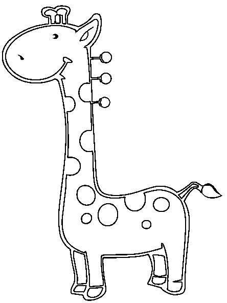 Раскраска: жираф (Животные) #7298 - Бесплатные раскраски для печати