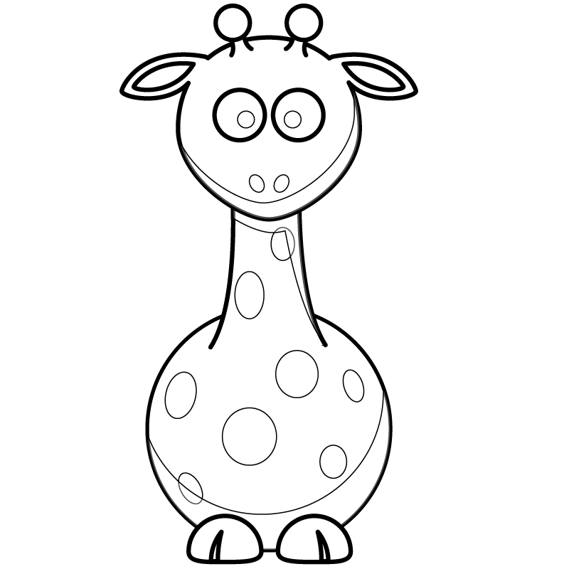 Раскраска: жираф (Животные) #7306 - Бесплатные раскраски для печати