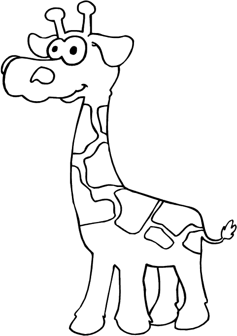 Раскраска: жираф (Животные) #7314 - Бесплатные раскраски для печати