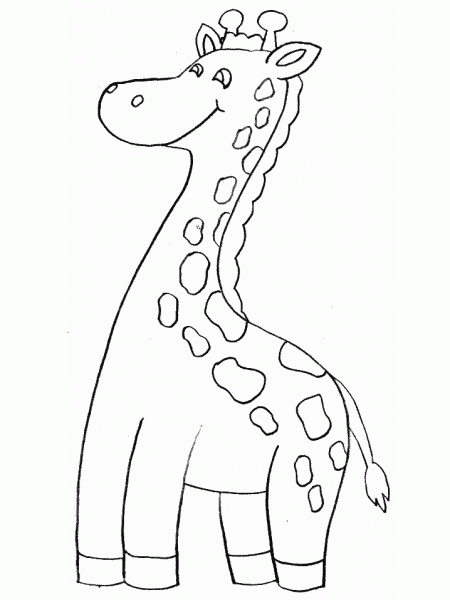 Раскраска: жираф (Животные) #7353 - Бесплатные раскраски для печати