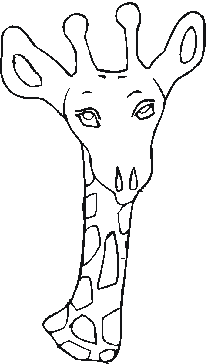 Раскраска: жираф (Животные) #7375 - Бесплатные раскраски для печати