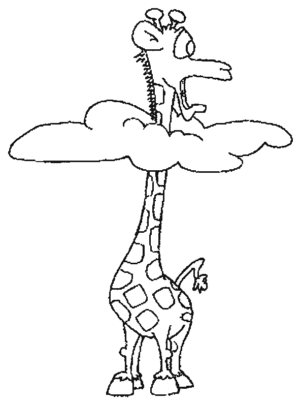 Раскраска: жираф (Животные) #7377 - Бесплатные раскраски для печати