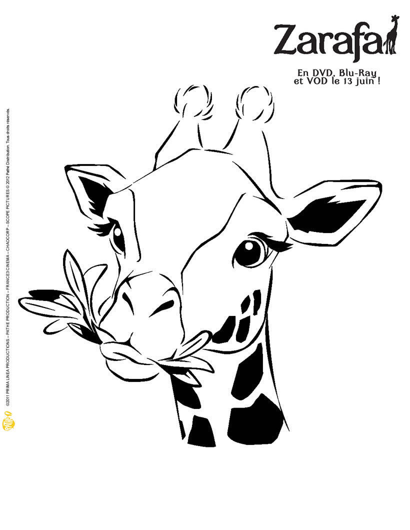 Раскраска: жираф (Животные) #7402 - Бесплатные раскраски для печати
