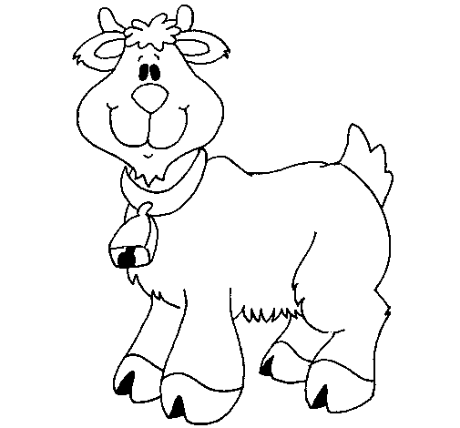 Раскраска: коза (Животные) #2439 - Бесплатные раскраски для печати