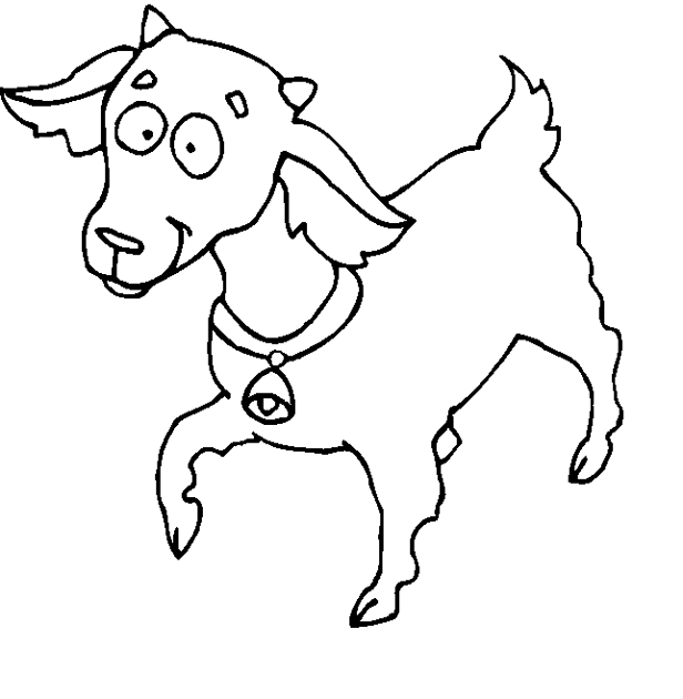 Раскраска: коза (Животные) #2476 - Бесплатные раскраски для печати