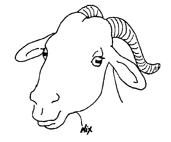 Раскраска: коза (Животные) #2479 - Бесплатные раскраски для печати