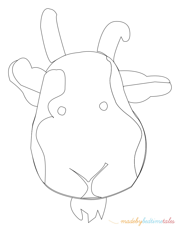 Раскраска: коза (Животные) #2545 - Бесплатные раскраски для печати