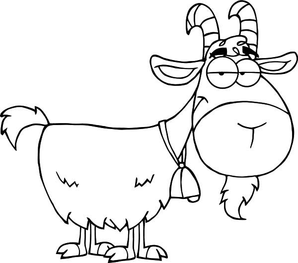 Раскраска: коза (Животные) #2554 - Бесплатные раскраски для печати