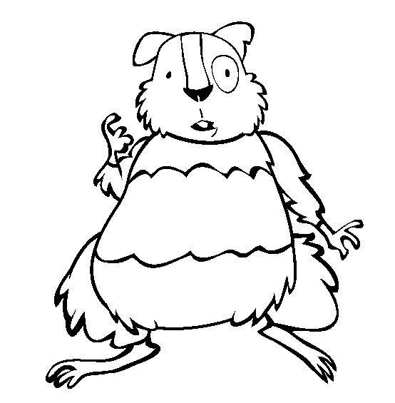 Раскраска: хомяк (Животные) #8051 - Бесплатные раскраски для печати
