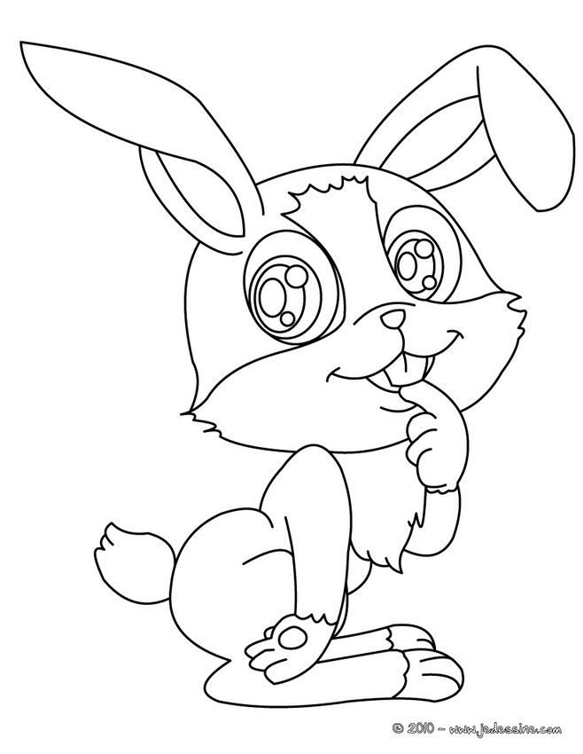 Раскраска: заяц (Животные) #10111 - Бесплатные раскраски для печати