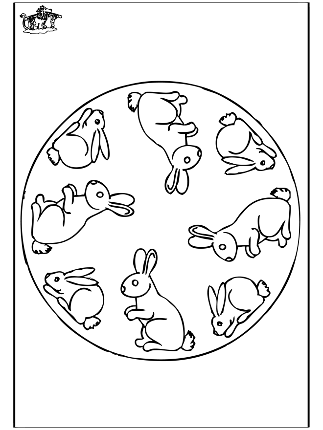 Раскраска: заяц (Животные) #10119 - Бесплатные раскраски для печати