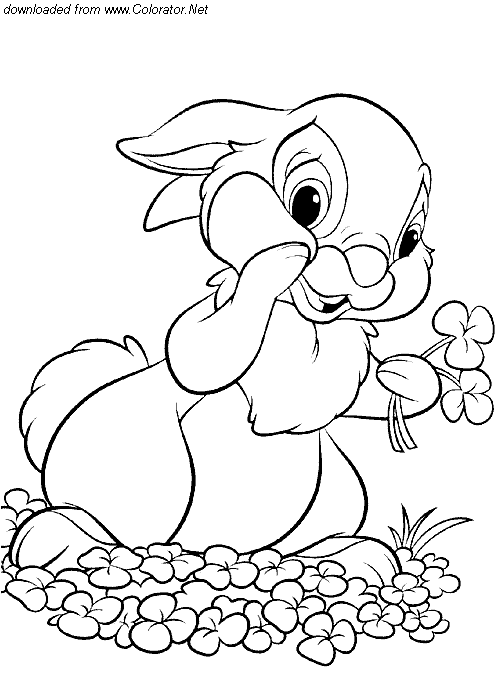 Раскраска: заяц (Животные) #10126 - Бесплатные раскраски для печати