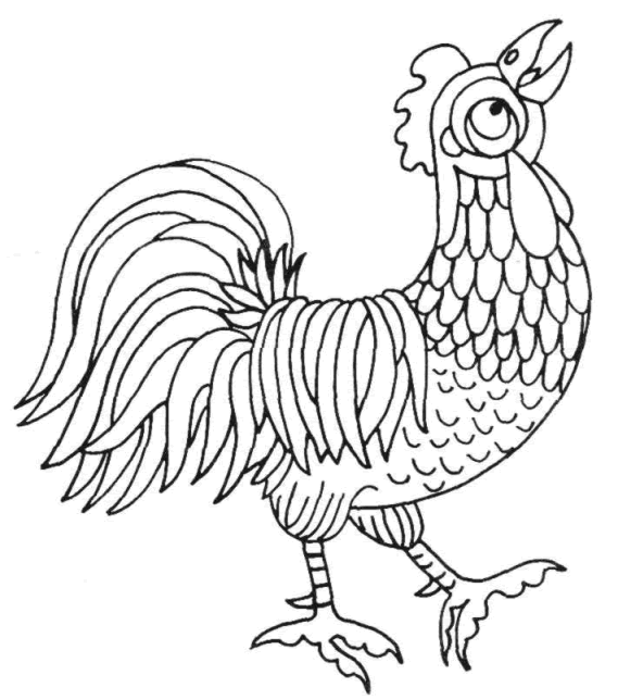 Раскраска: курица (Животные) #17467 - Бесплатные раскраски для печати