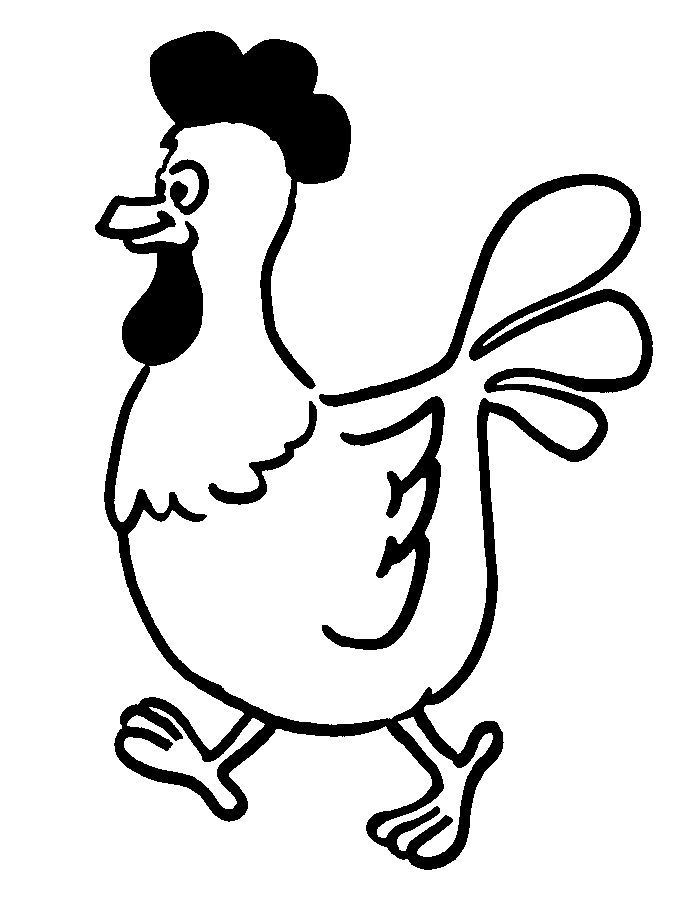 Раскраска: курица (Животные) #17534 - Бесплатные раскраски для печати