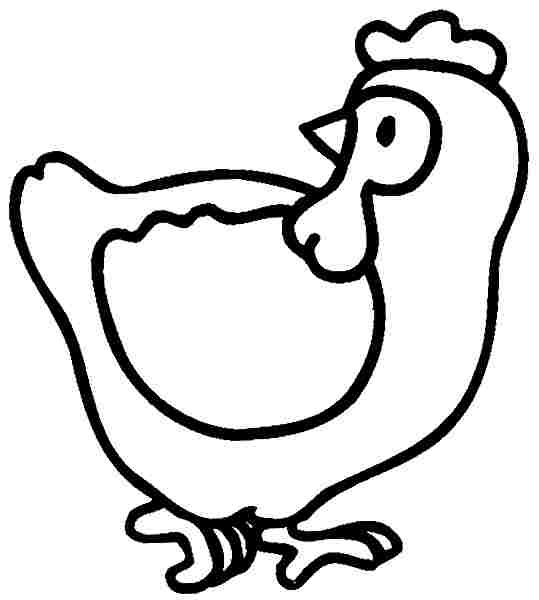 Раскраска: курица (Животные) #17581 - Бесплатные раскраски для печати