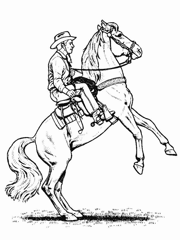 Раскраска: лошадь (Животные) #2180 - Бесплатные раскраски для печати