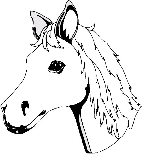 Раскраска: лошадь (Животные) #2216 - Бесплатные раскраски для печати