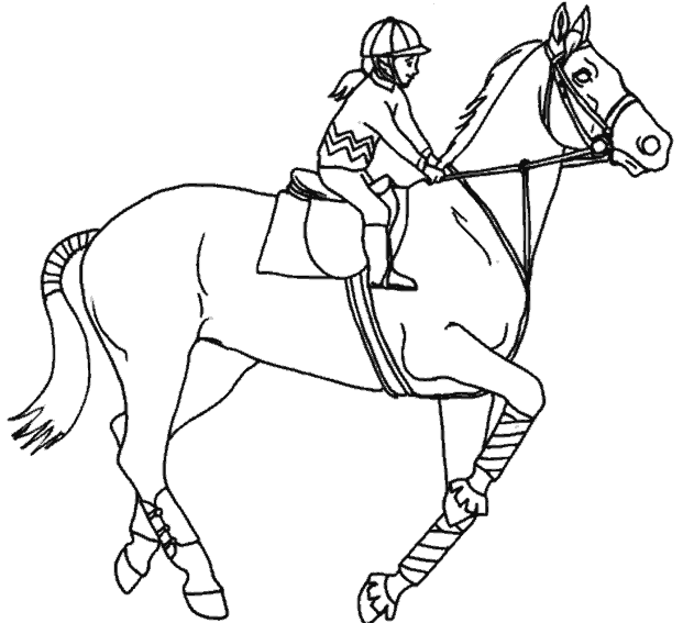 Раскраска: лошадь (Животные) #2245 - Бесплатные раскраски для печати