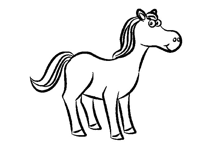 Раскраска: лошадь (Животные) #2253 - Бесплатные раскраски для печати