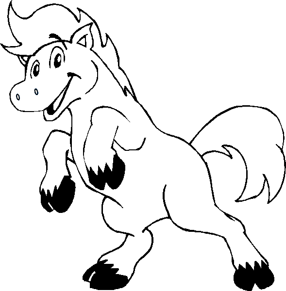 Раскраска: лошадь (Животные) #2263 - Бесплатные раскраски для печати