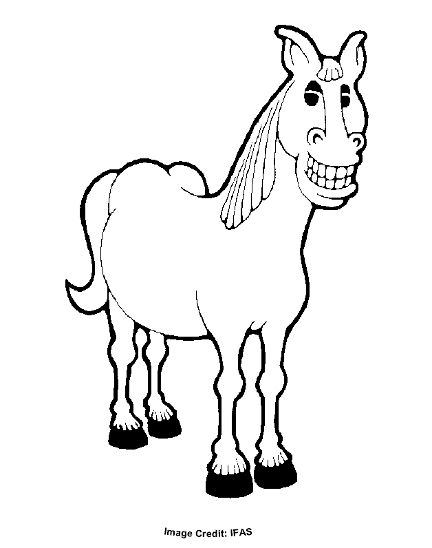 Раскраска: лошадь (Животные) #2274 - Бесплатные раскраски для печати