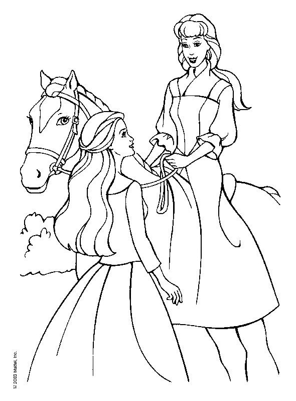 Раскраска: лошадь (Животные) #2284 - Бесплатные раскраски для печати