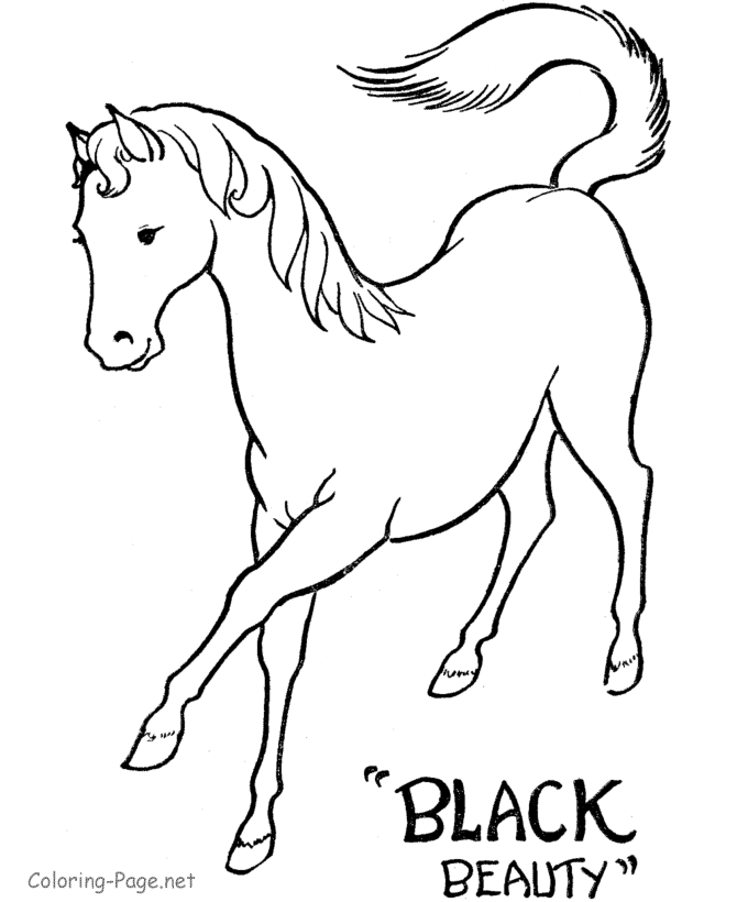 Раскраска: лошадь (Животные) #2293 - Бесплатные раскраски для печати