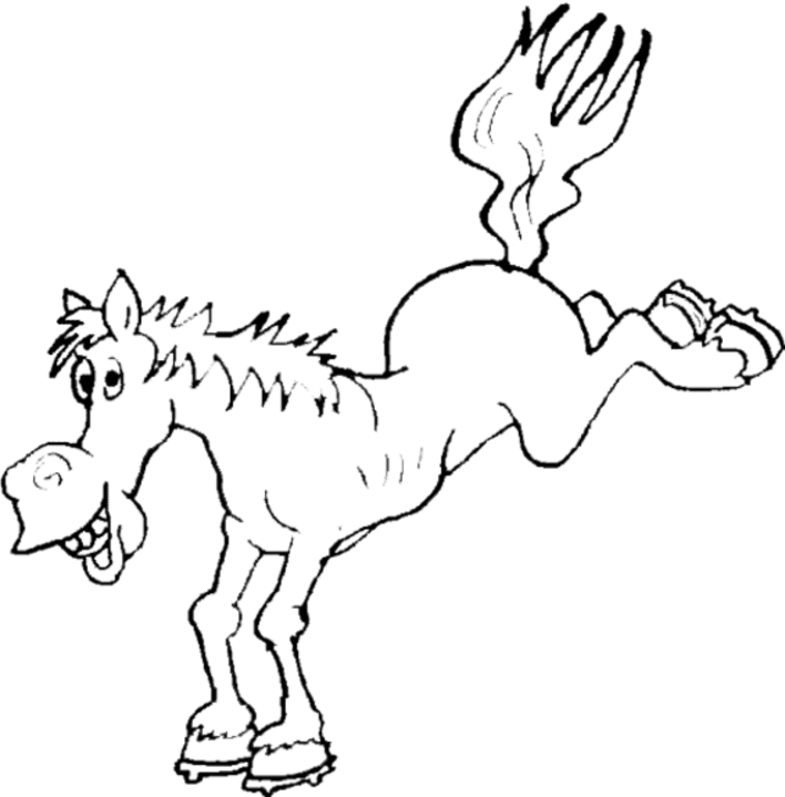 Раскраска: лошадь (Животные) #2336 - Бесплатные раскраски для печати
